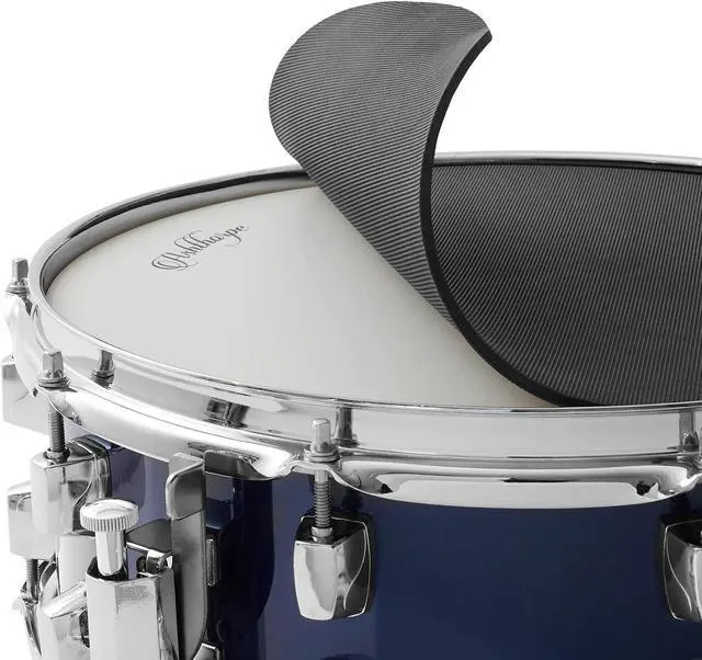 Alt view image 4 of 6 - Ashthorpe Snare Drum Set with Remo Head (Blue) - Student Beginner Kit with Stand, Padded Gig Bag, Practice Pad, Neck Strap, and Sticks