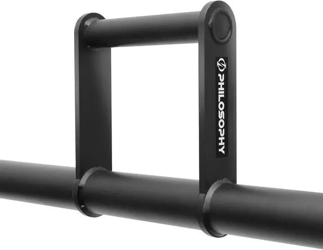 Alt view image 5 of 6 - Philosophy Gym Farmers Walk Handles Pair - Barbell Style Grip Farmer Carry Bar Set for Weight Training