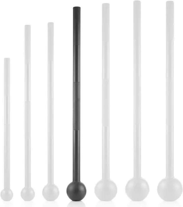 Alt view image 4 of 6 - Philosophy Gym Steel Mace Bell 15 LB, Mace Club for Strength Training, Functional Full Body Workouts