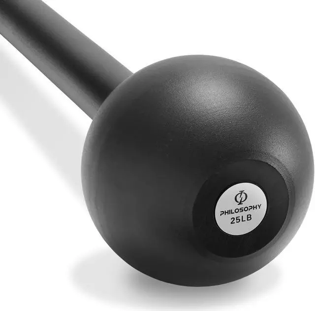 Alt view image 2 of 6 - Philosophy Gym Steel Mace Bell 25 LB, Mace Club for Strength Training, Functional Full Body Workouts