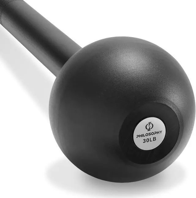 Alt view image 2 of 6 - Philosophy Gym Steel Mace Bell 30 LB, Mace Club for Strength Training, Functional Full Body Workouts
