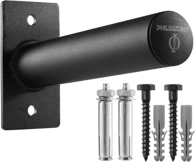 Main image of Philosophy Gym Wall Mounted Olympic Weight Plate Holder, Fits 2" Weight Plates