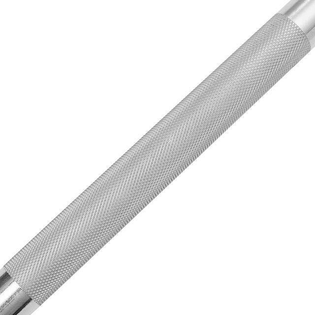 Alt view image 3 of 6 - Philosophy Gym Rubber Fixed Barbell, 110 LB Pre-Loaded Weight Straight Bar for Strength Training & Weightlifting