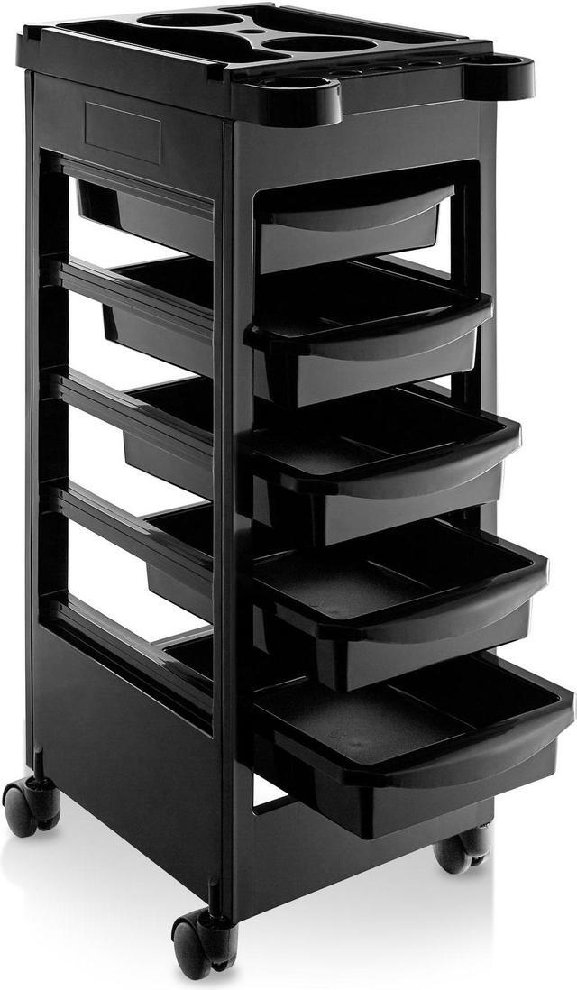 Alt view image 2 of 7 - Saloniture Beauty Salon Rolling Trolley Cart With 5 Drawers