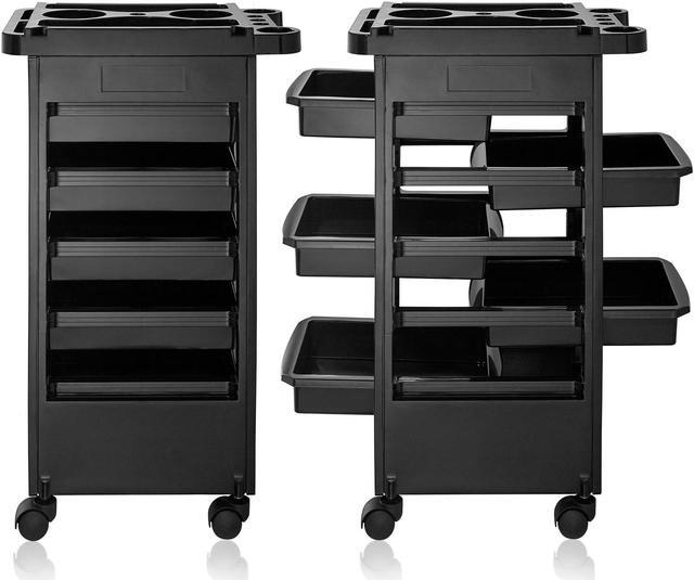 Alt view image 5 of 7 - Saloniture Beauty Salon Rolling Trolley Cart With 5 Drawers