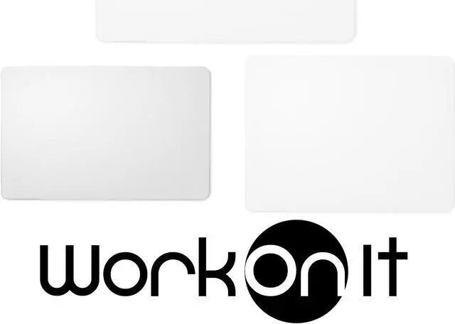 Alt view image 4 of 5 - WorkOnIt 30" x 48" Office Desk Chair Floor Mat for Hardwood Floors, Clear