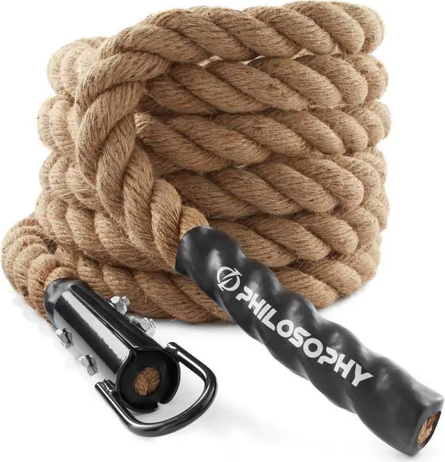 Main image of Philosophy Gym 20 FT. Indoor / Outdoor Exercise Climbing Rope - 1.5 Inch Diameter