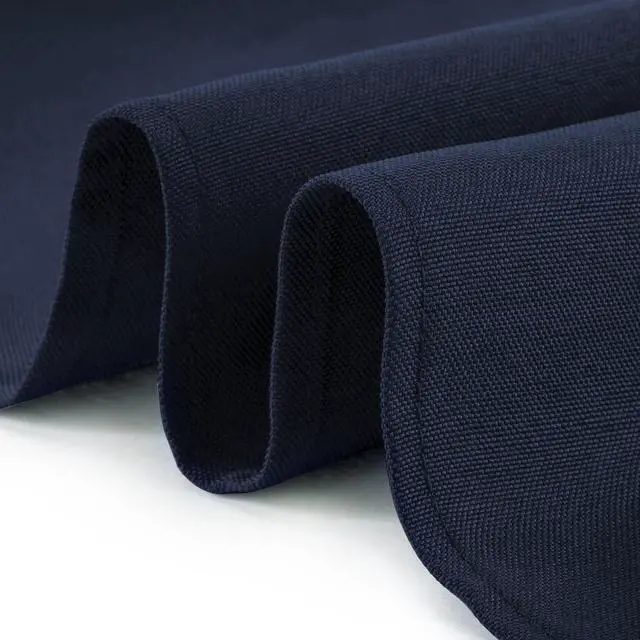 Alt view image 3 of 6 - Lann's Linens - 10 Premium 70" x 120" Tablecloths for Wedding / Banquet / Restaurant - Rectangular Polyester Fabric Table Cloth - Navy Blue