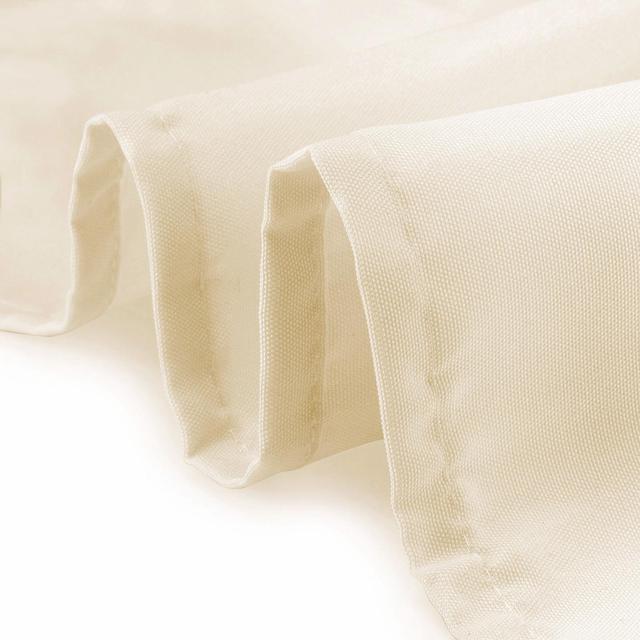 Alt view image 4 of 7 - Lann's Linens - 10 Premium 90" x 132" Tablecloths for Wedding / Banquet / Restaurant - Rectangular Polyester Fabric Table Cloths - Ivory