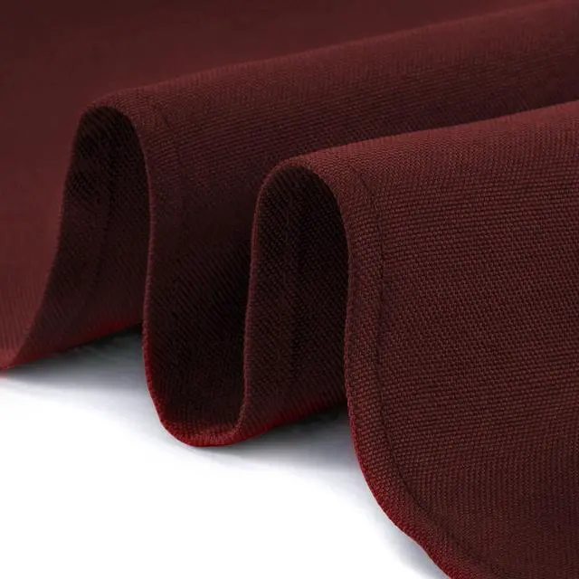 Alt view image 3 of 6 - Lann's Linens - 5 Premium 90" x 156" Tablecloths for Wedding/Banquet/Restaurant - Rectangular Polyester Fabric Table Cloths - Burgundy