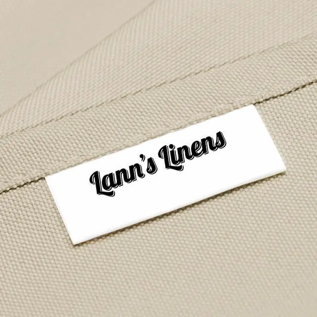 Alt view image 5 of 6 - Lann's Linens - 90" x 156" Premium Tablecloth for Wedding / Banquet / Restaurant - Rectangular Polyester Fabric Table Cloth - Beige