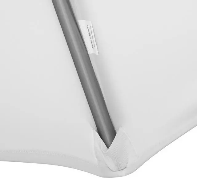 Alt view image 5 of 6 - Lann's Linens Premium 5' (60-inch) Round Spandex Tablecloth - Stretch Fitted Table Cover - White