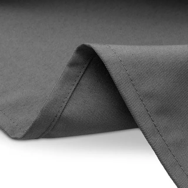 Alt view image 5 of 6 - Lann's Linens Premium 6' Trade Show Table Cover - Open Back Fitted Tablecloth - Gray