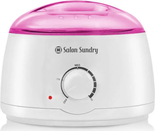 Main image of Salon Sundry Portable Electric Hot Wax Warmer Machine for Hair Removal - Pink Lid
