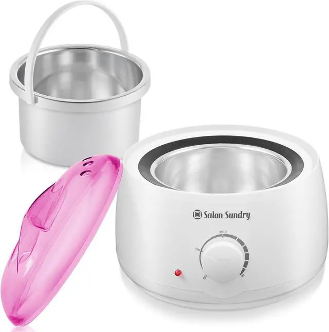 Alt view image 2 of 6 - Salon Sundry Portable Electric Hot Wax Warmer Machine for Hair Removal - Pink Lid