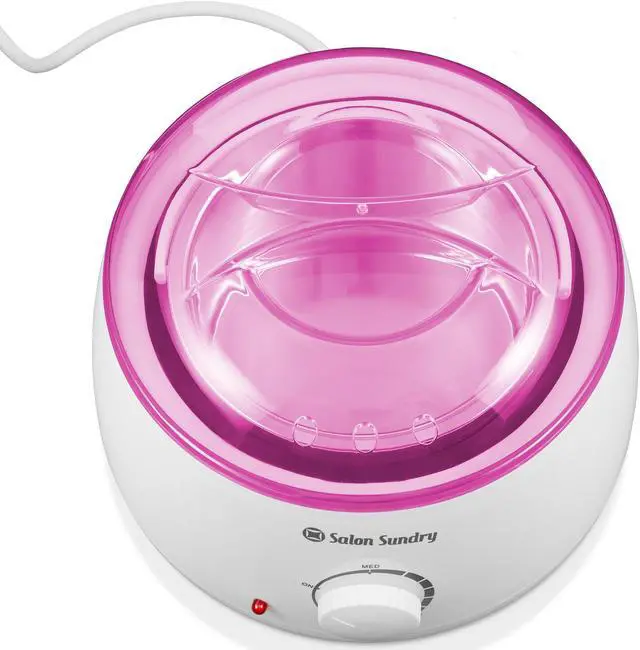 Alt view image 3 of 6 - Salon Sundry Portable Electric Hot Wax Warmer Machine for Hair Removal - Pink Lid