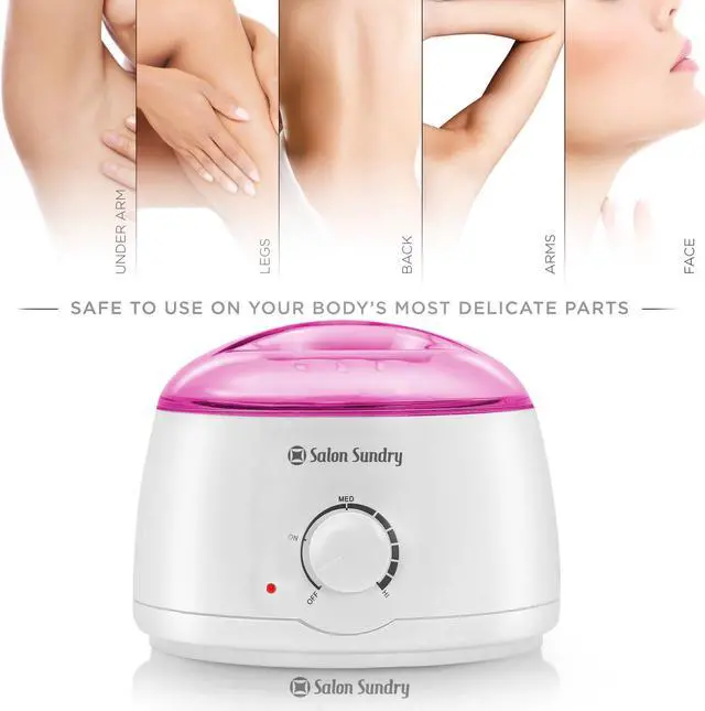 Alt view image 5 of 6 - Salon Sundry Portable Electric Hot Wax Warmer Machine for Hair Removal - Pink Lid