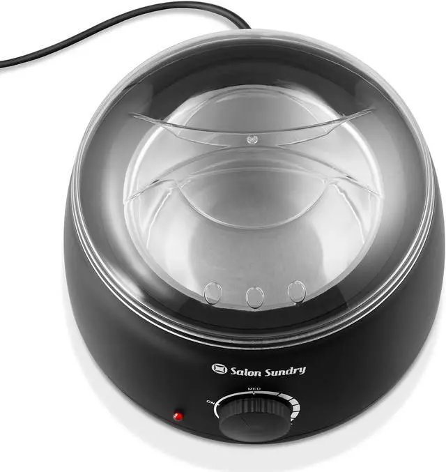 Alt view image 3 of 6 - Salon Sundry Portable Electric Hot Wax Warmer Machine for Hair Removal - Black with Clear Lid