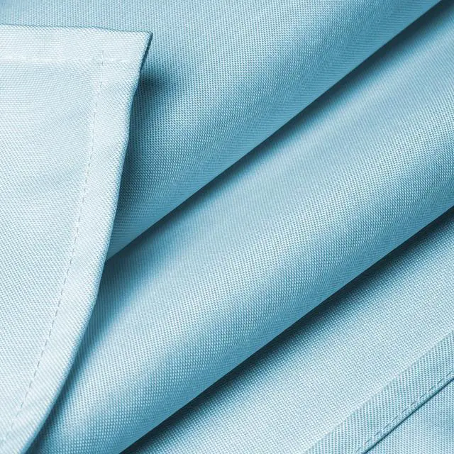 Alt view image 4 of 6 - Lann's Linens - 90" x 156" Premium Tablecloth for Wedding / Banquet / Restaurant - Rectangular Polyester Fabric Table Cloth - Baby Blue