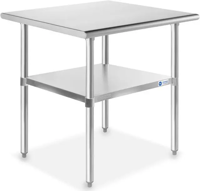 Main image of GRIDMANN NSF Stainless Steel Commercial Kitchen Prep & Work Table - 30 in. x 24 in.