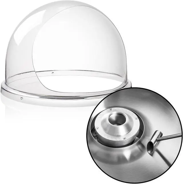 Alt view image 5 of 6 - Olde Midway Cotton Candy Machine with Bubble Shield, SPIN-2000 Electric Candy Floss Maker, Commercial-Grade