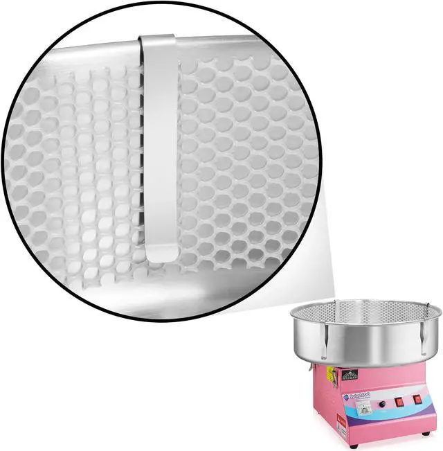 Alt view image 6 of 6 - Olde Midway Cotton Candy Machine Mesh and Clip Stabilizer Kit for Candy Floss Maker