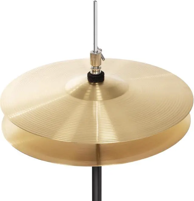 Alt view image 5 of 6 - Ashthorpe 5-Piece Complete Full Size Adult Drum Set with Remo Batter Heads - Silver