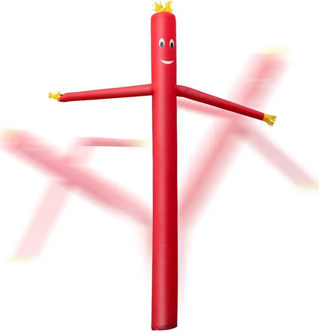 Alt view image 3 of 6 - Cloud 9 Inflatable Wacky Waving Tube Man, Red 20 ft Dancing Air Puppet with Flailing Arms