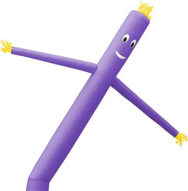 Alt view image 2 of 6 - Cloud 9 Inflatable Wacky Waving Tube Man, Purple 20 ft Dancing Air Puppet with Flailing Arms