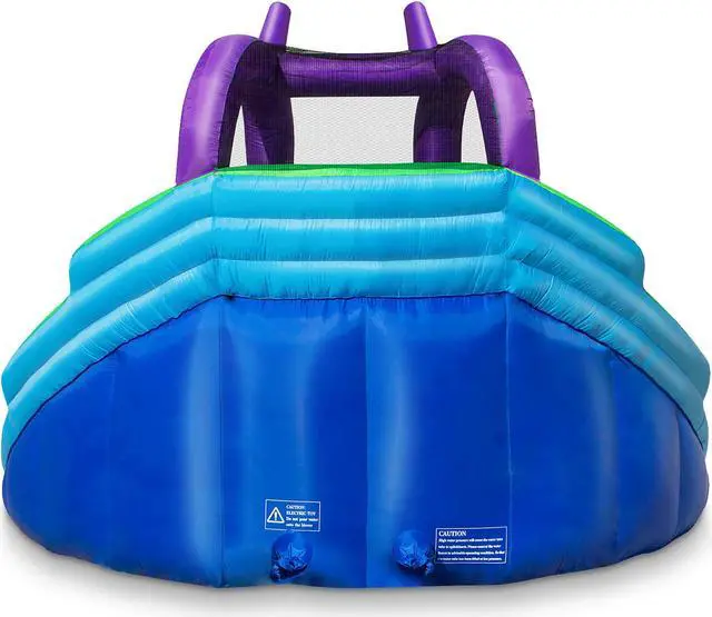 Alt view image 4 of 7 - Cloud 9 Bounce House for Kids with Climbing Wall, Water Slide, and Pool - Includes Blower