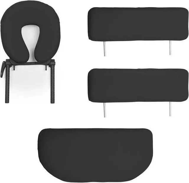 Alt view image 12 of 13 - Saloniture Professional Portable Folding Massage Table with Carrying Case - Black