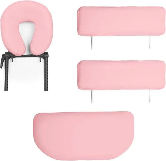 Alt view image 11 of 14 - Saloniture Professional Portable Folding Massage Table with Carrying Case - Pink