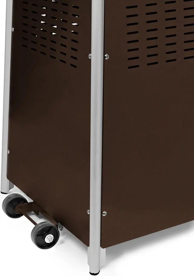 Alt view image 2 of 4 - Thermo Tiki Outdoor Propane Patio Heater - Commercial LP Gas Porch & Deck Heater - Mocha