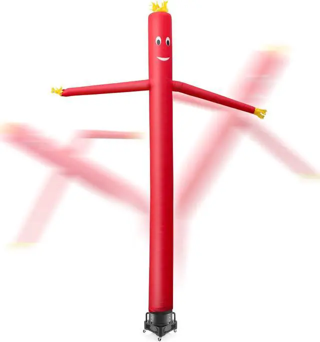 Alt view image 4 of 6 - Inflatable HQ Air Inflatable Dancer Tube Puppet Set, 20 ft. Tall with Blower Fan - Red