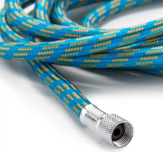 Alt view image 2 of 3 - PointZero Airbrush 10' Braided Airbrush Air Hose - 1/8 in. BSP