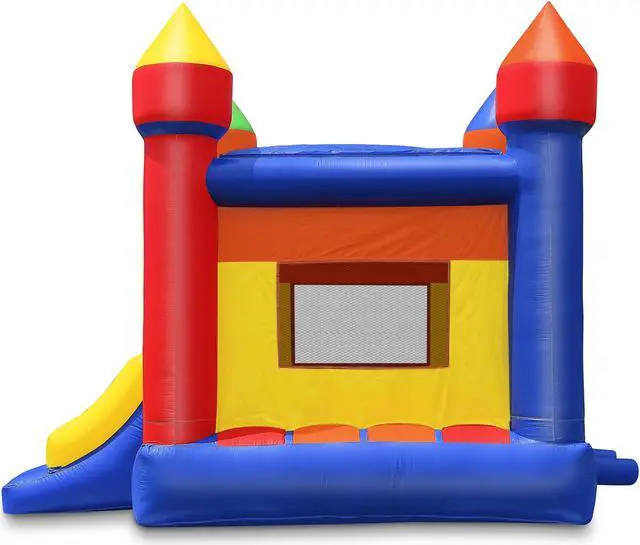 Alt view image 4 of 8 - Cloud 9 Commercial Grade 13' x 13' Castle Bounce House with Blower - 100% PVC Inflatable Bouncer