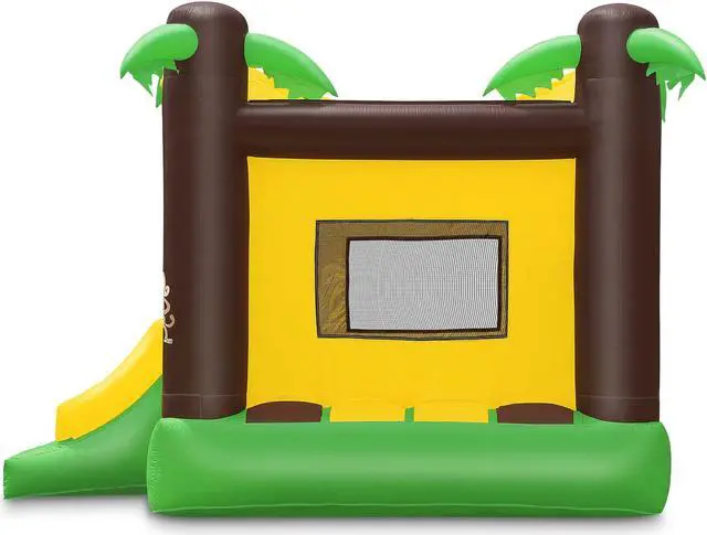 Alt view image 3 of 6 - Cloud 9 Commercial Grade Jungle Bounce House with Blower - 100% PVC 17' x 13' Inflatable Bouncer