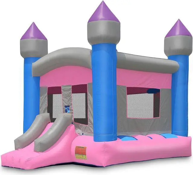 Alt view image 4 of 6 - Cloud 9 Commercial Grade Princess Castle Bounce House - 100% PVC 13' x 13' Bouncer - Inflatable Only