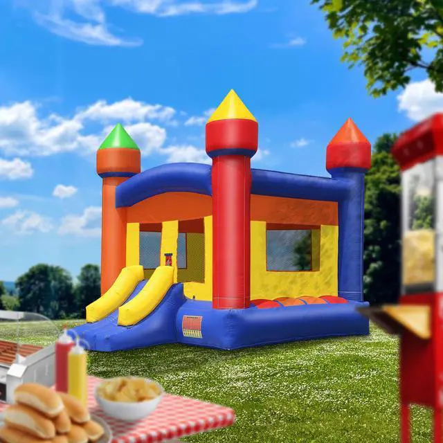 Alt view image 5 of 8 - Inflatable HQ Commercial Grade Castle Bounce House 100% PVC with Blower