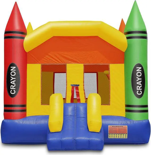 Alt view image 2 of 8 - Inflatable HQ Commercial Grade Bounce House 100% PVC Crayon Castle Jumper Inflatable Only