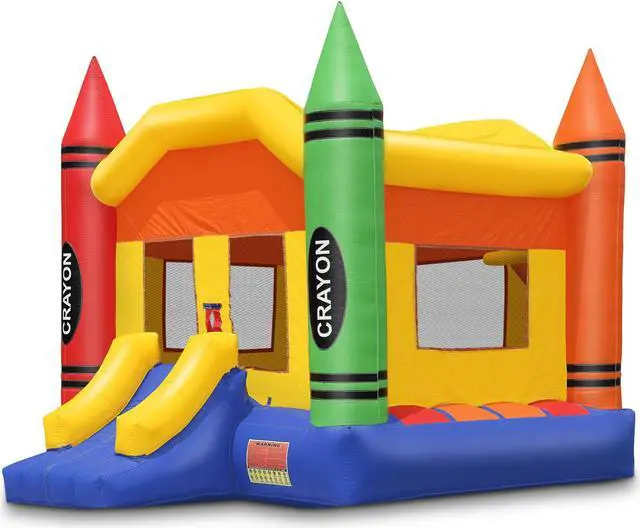 Alt view image 3 of 8 - Inflatable HQ Commercial Grade Bounce House 100% PVC Crayon Castle Jumper Inflatable Only