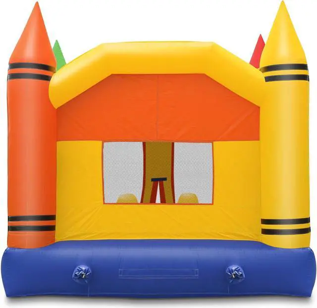 Alt view image 5 of 8 - Inflatable HQ Commercial Grade Bounce House 100% PVC Crayon Castle Jumper Inflatable Only