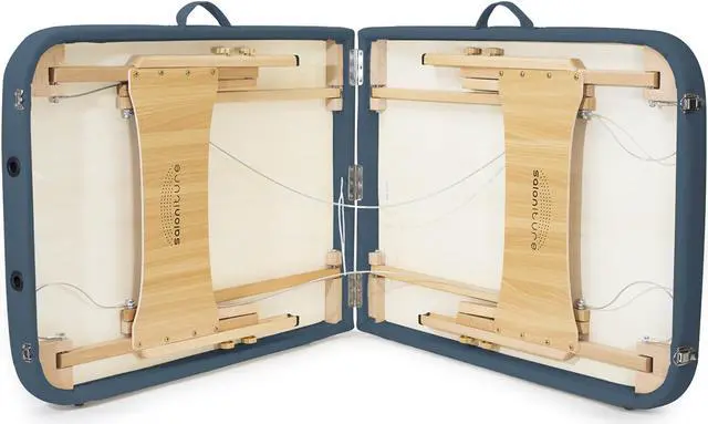 Alt view image 7 of 10 - Saloniture Basic Portable Folding Massage Table - Blue