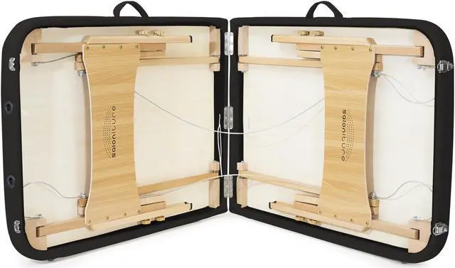 Alt view image 3 of 6 - Saloniture Basic Portable Folding Massage Table - Black