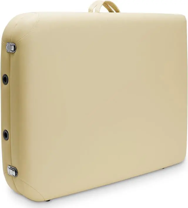 Alt view image 2 of 6 - Saloniture Basic Portable Folding Massage Table - Cream