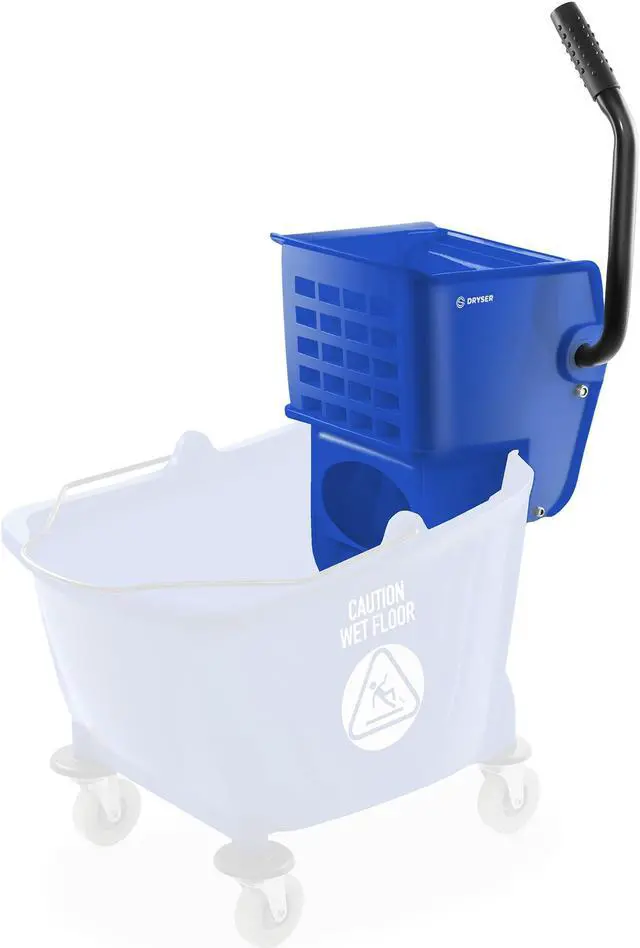 Alt view image 2 of 6 - Dryser Side Press Wringer Replacement for Commercial Mop Bucket, 26 and 33 qt - Blue
