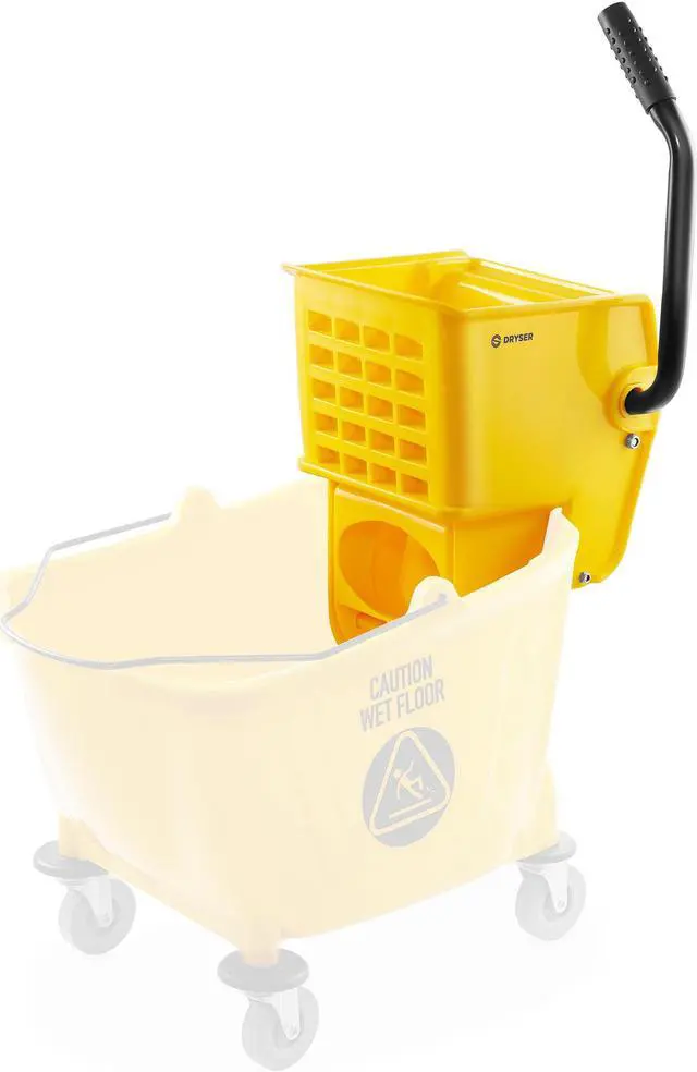 Alt view image 2 of 6 - Dryser Side Press Wringer Replacement for Commercial Mop Bucket, 26 and 33 qt - Yellow