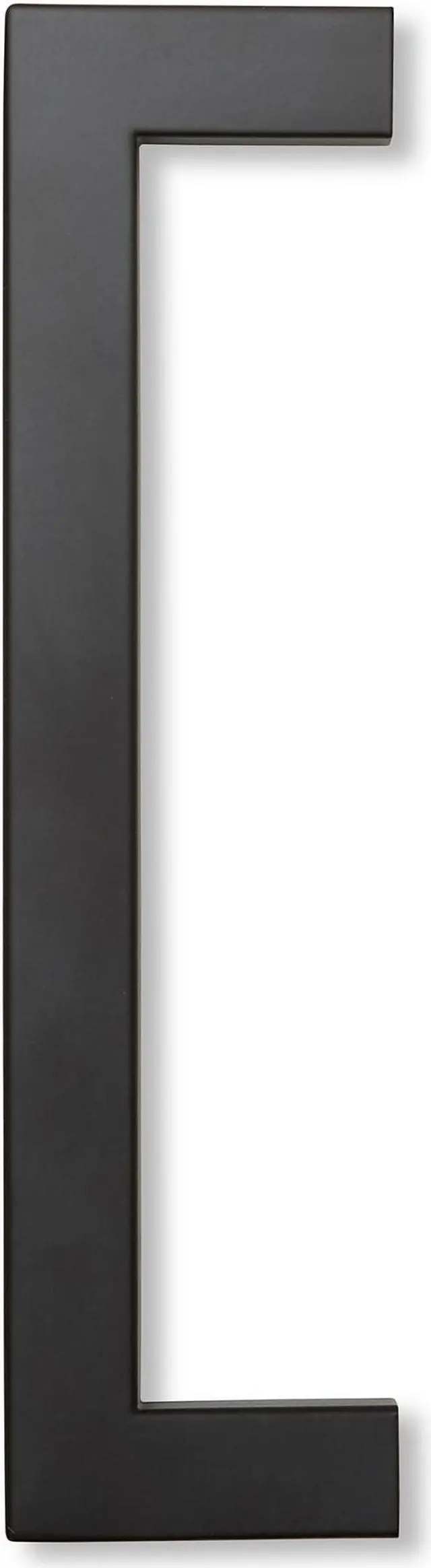 Alt view image 4 of 6 - Cauldham 25 Pack Kitchen Cabinet Square Pulls Handles (5" Hole Centers) -  Drawer/Door Hardware - Style M274 - Matte Black