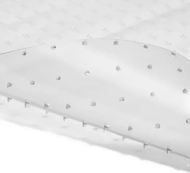 Alt view image 3 of 5 - WorkOnIt 46" x 60" x2.2mm Thick Office Chair Desk Floor Mat for Low Pile Carpet, Clear