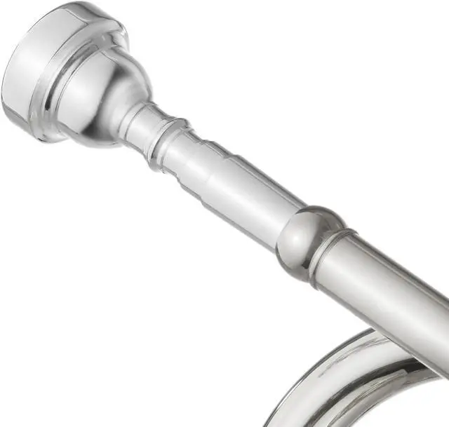 Alt view image 5 of 6 - Ashthorpe Standard Bb Trumpet with Nickel Plated Finish - Includes Case, Mouthpiece, Gloves, Cleaning Cloth, Valve Oil